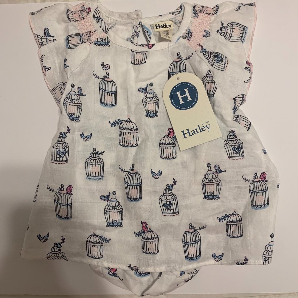 Hatley Free Birds Smocked Bloomer Set